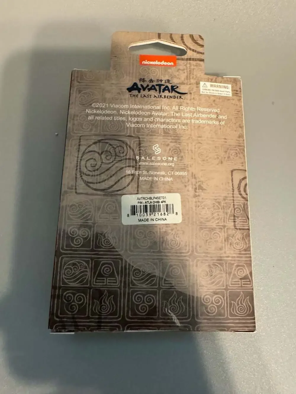 SalesOne Avatar: The Last Airbender Chibi 4-Piece Enamel Pin Set